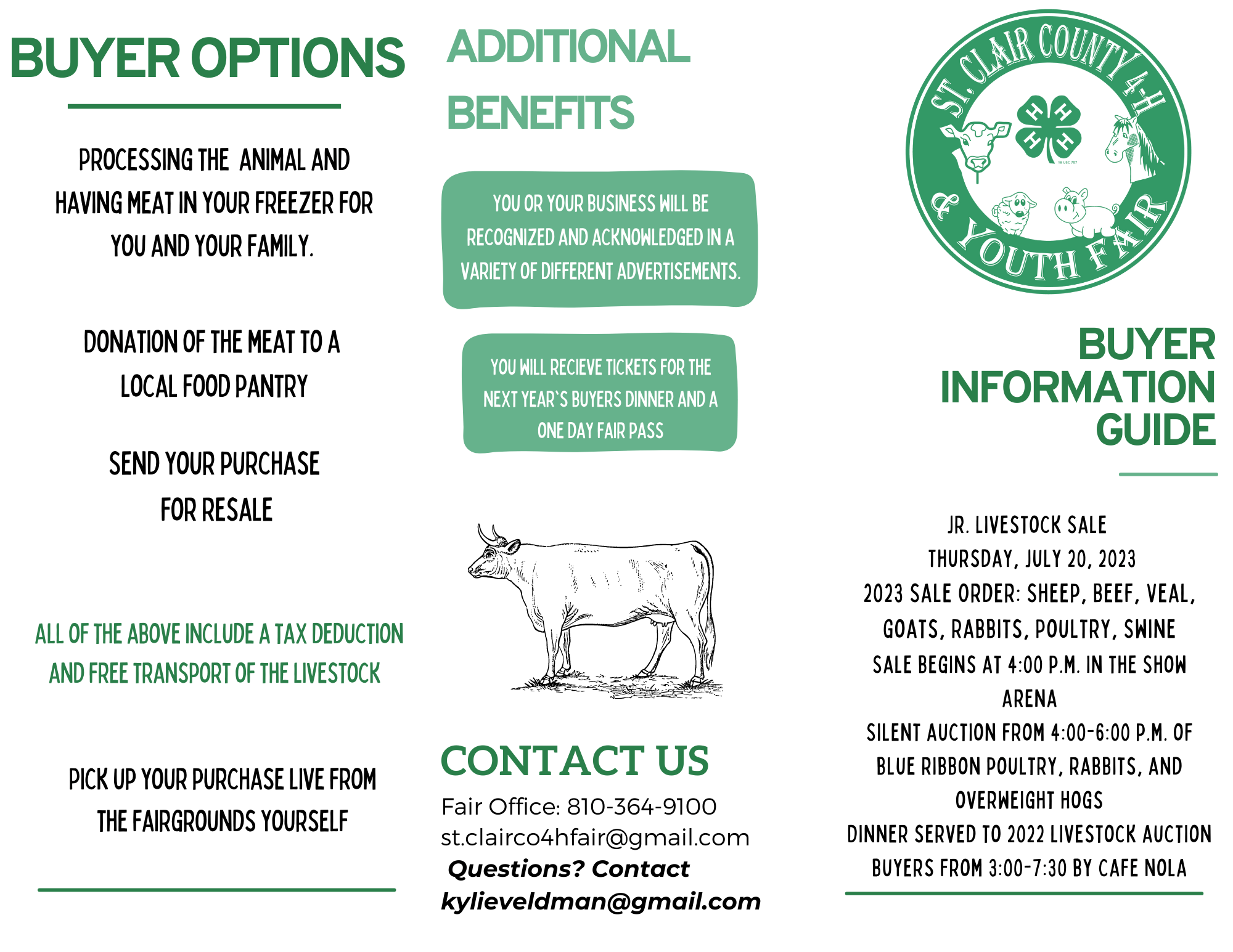 Livestock St. Clair County 4H & Youth Fair