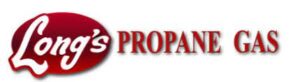 Propane gas logo in red color with a white background